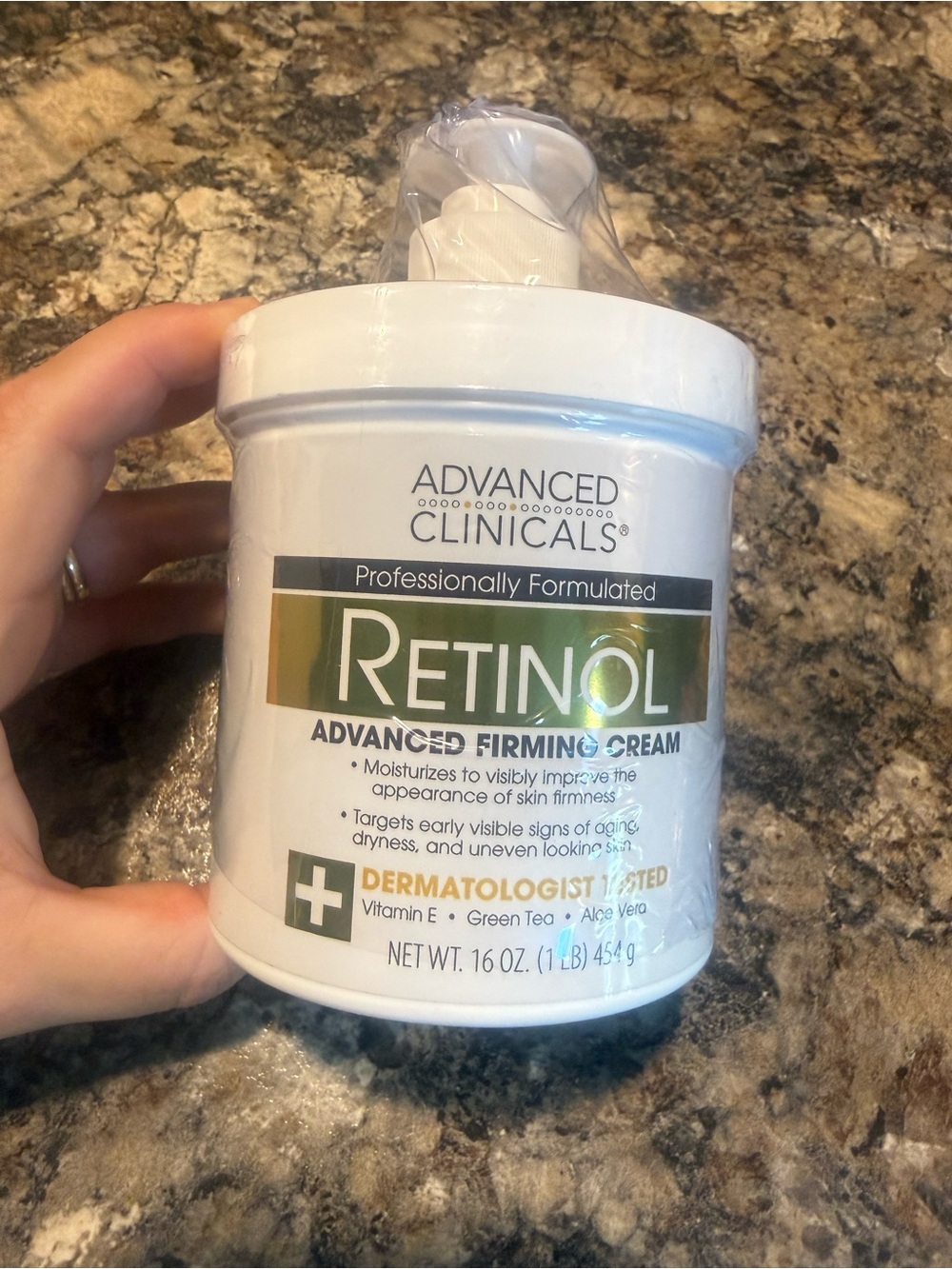 Advanced Clinicals Retinol Advanced Firming Cream 16 oz New Sealed